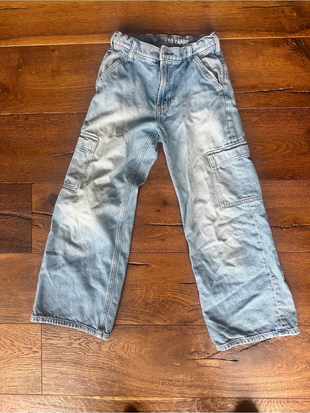 GAP Light Blue Cargo Kids Jeans